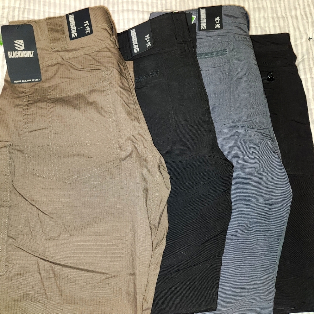 Mens rip-stop Blackhawk pants 36x34